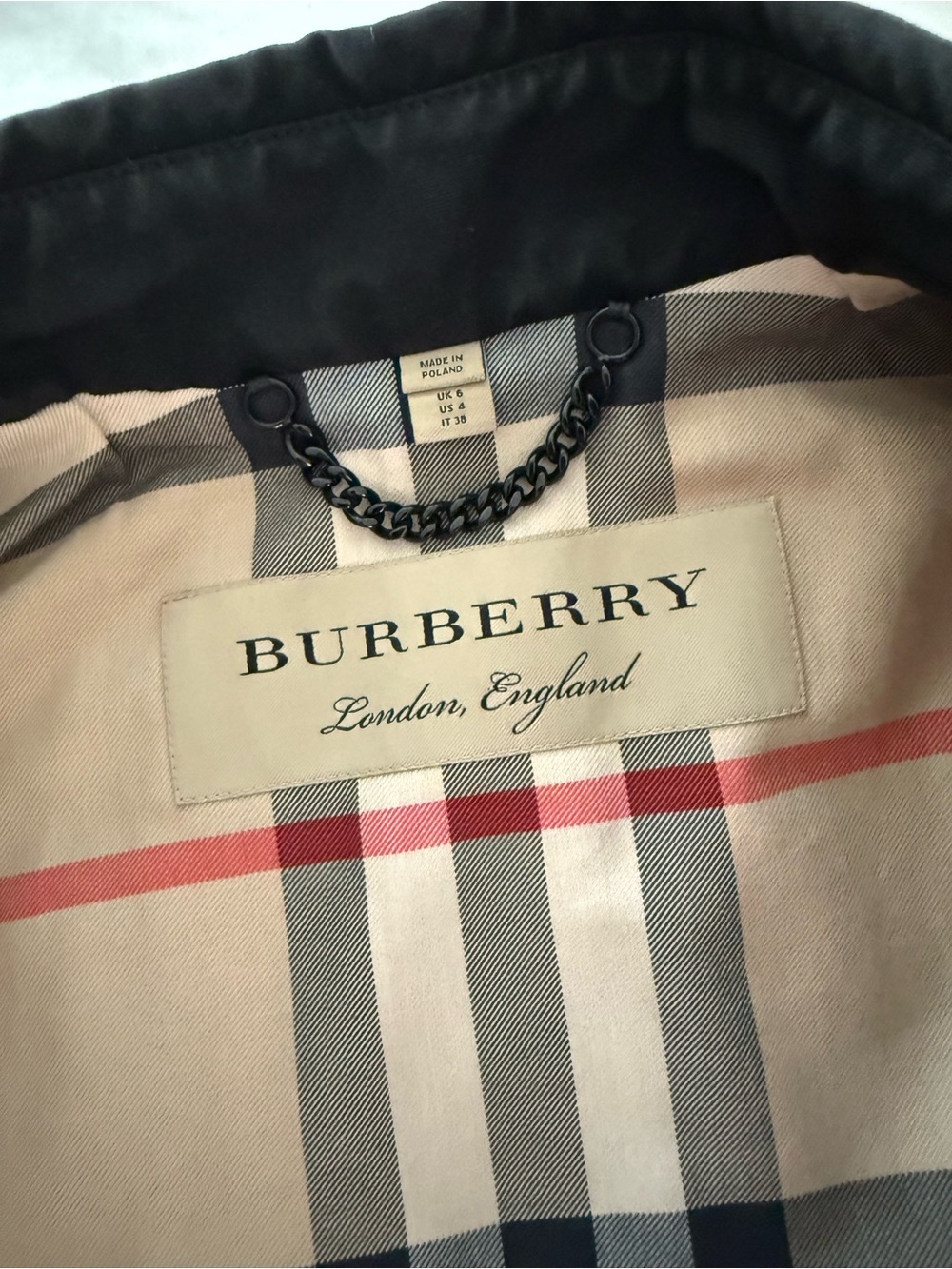 Burberry short Kensington Heritage trench coat - Picture 4 of 6